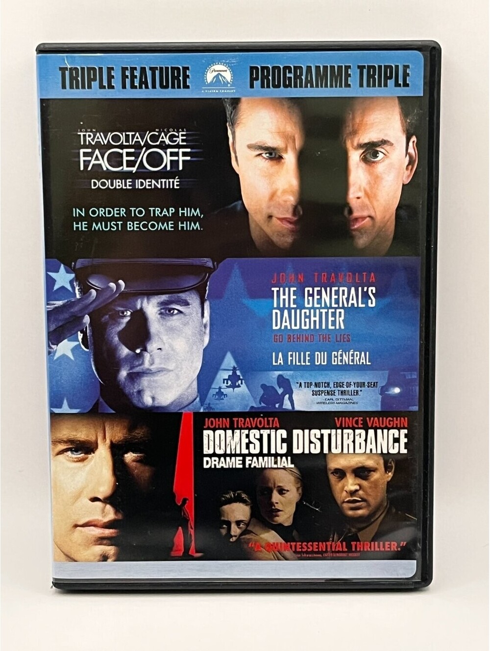 John Travolta Triple Feature DVD 2000s Action